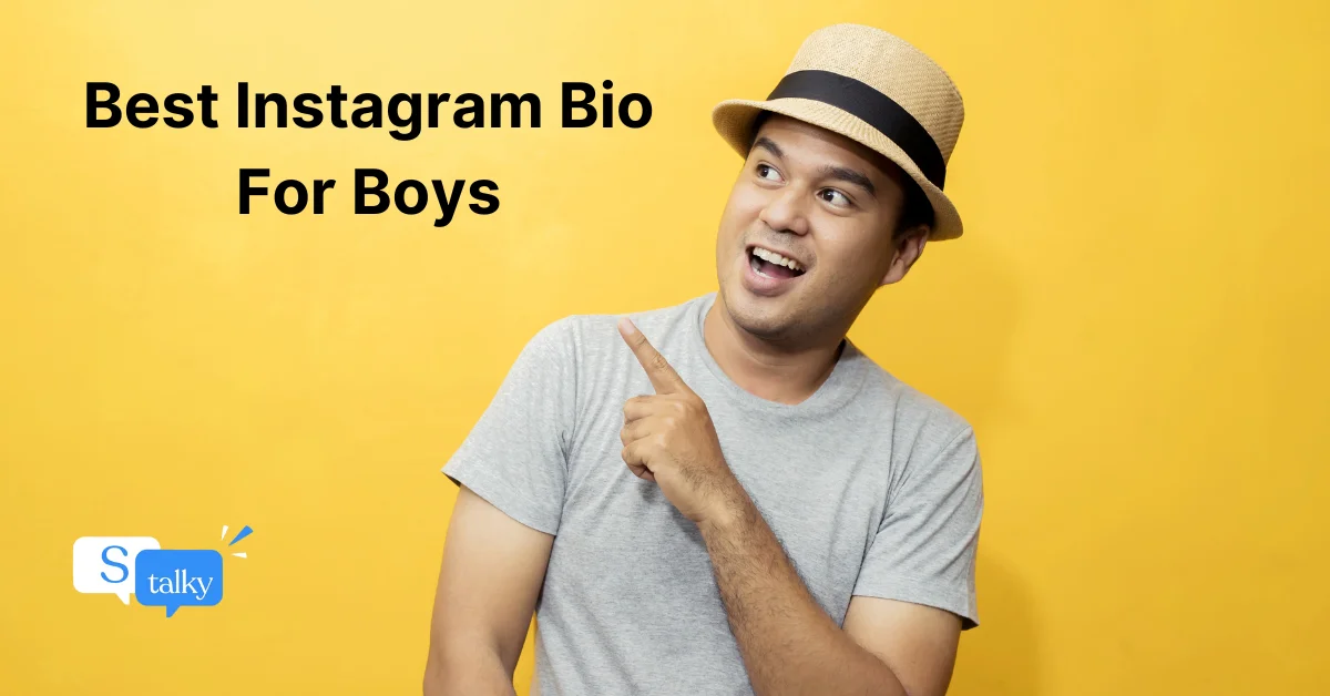 Instagram Bio For Boys