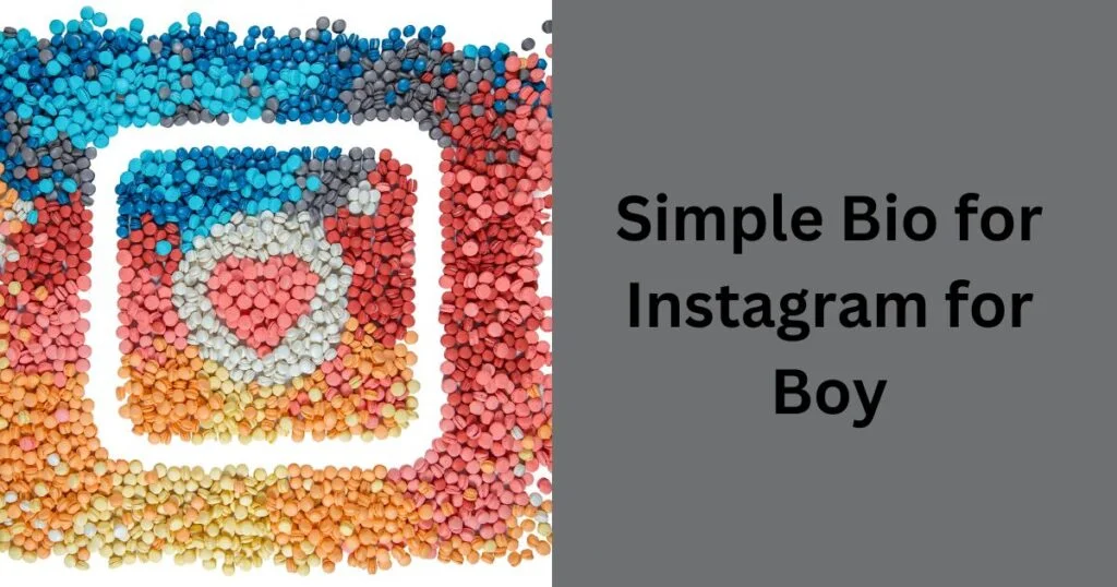 Simple Bio for Instagram for Boy