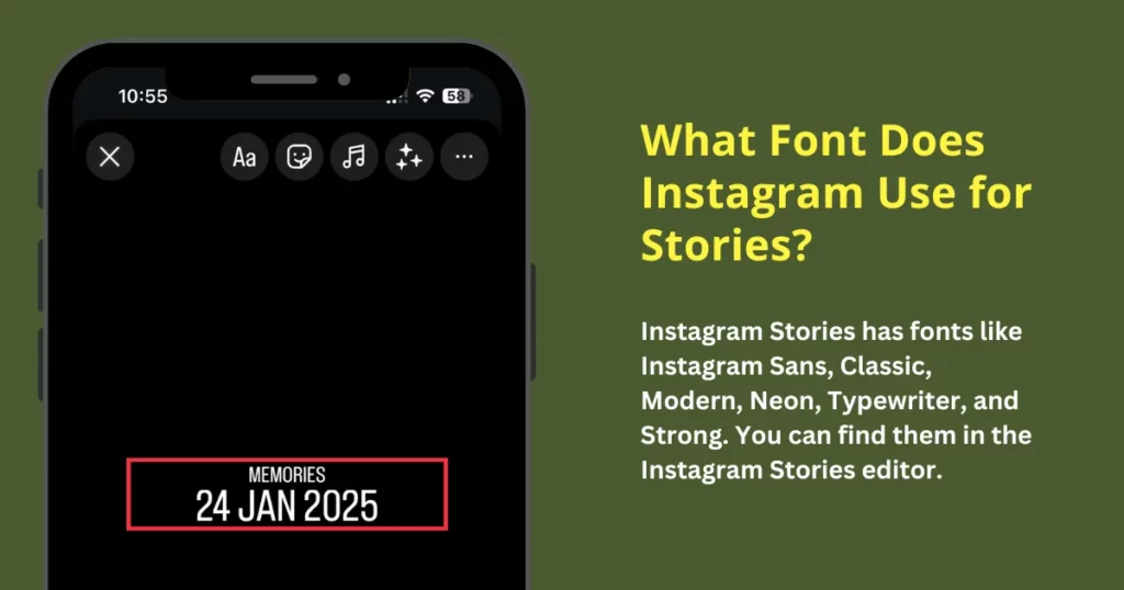 what font does instagram use for stories