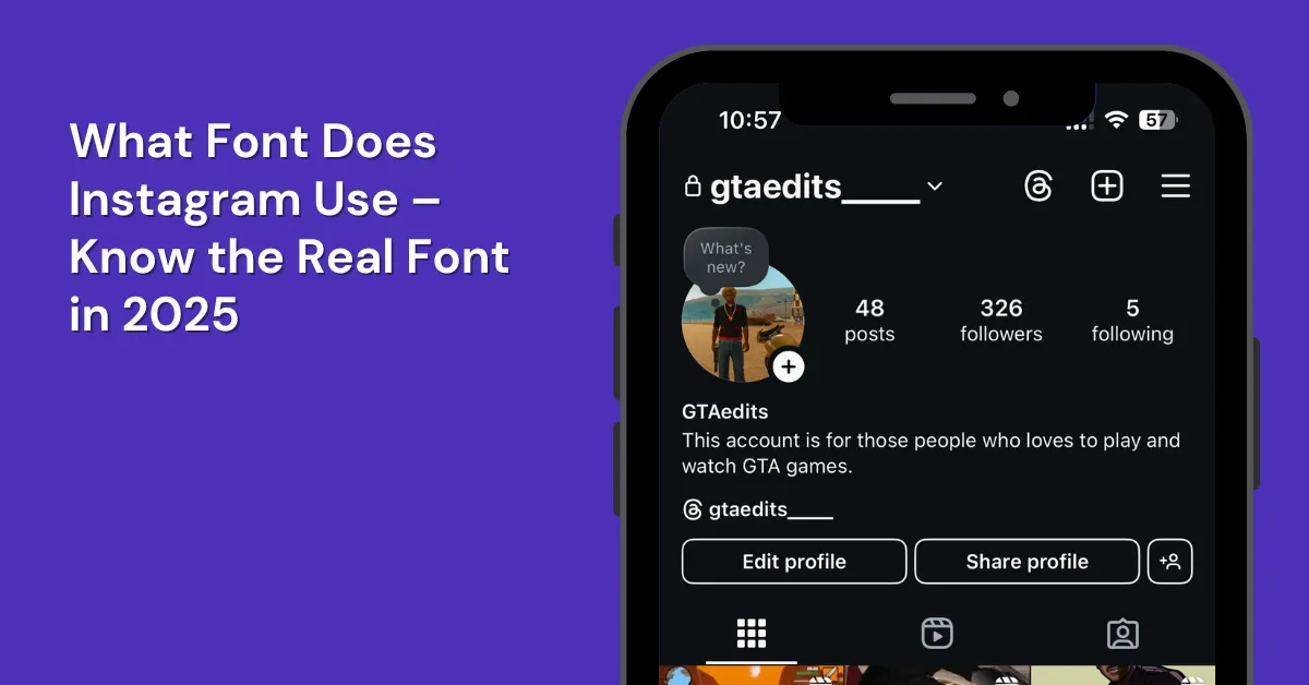 what font does instagram use