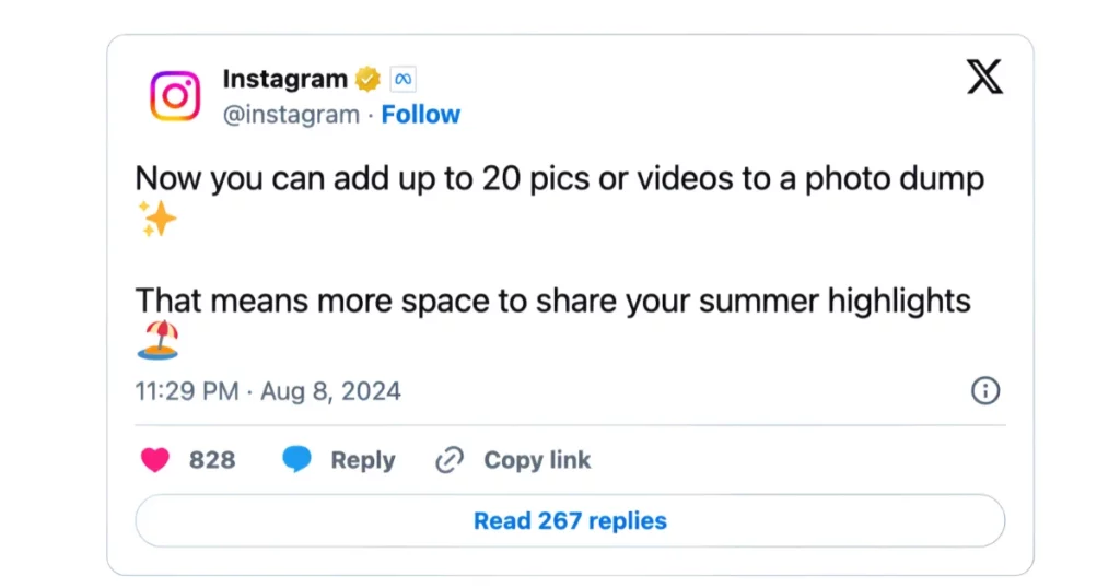 instagram post related to add more than 10 images