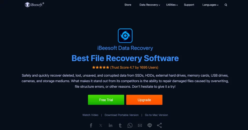 ibeesoft third party app for recover your file