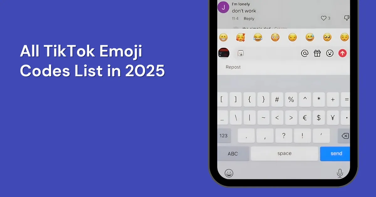 All TikTok Emoji Codes List in 2025